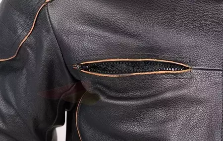 L&J Rypard Retro II giacca da moto in pelle nera 3XL-4