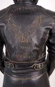 L&J Rypard Easy Rider jachetă de motocicletă din piele neagră M-8