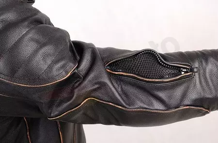L&J Rypard Easy Rider giacca da moto in pelle nera XL-6