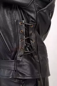 L&J Rypard Ramones kožená bunda na motorku černá M-8