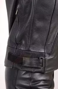 L&J Rypard Klasická kožená bunda na motorku čierna M-8