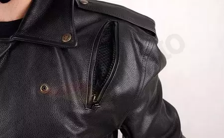 L&J Rypard Ride to Live chaqueta de moto de cuero negro M-5