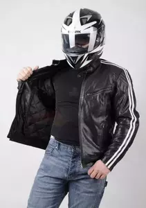 L&J Rypard chaqueta de moto de cuero suave negro 3XL-4