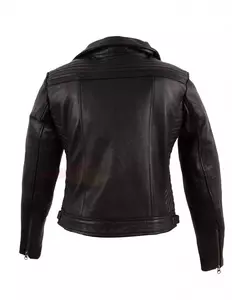 Dámska kožená bunda na motorku L&J Rypard čierna S-4