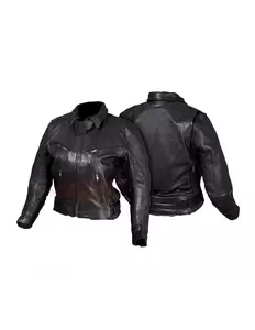 L&J Rypard Eva Lady chaqueta de moto de cuero para mujer negro S - KSD004/S