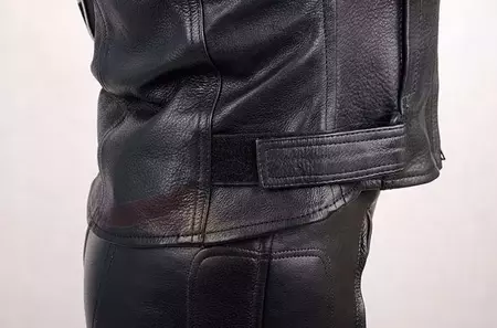 L&J Rypard Mia Lady casaco de motociclismo de couro para mulher preto S-5