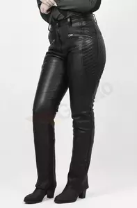 L&J Rypard Caro Calças de motociclista em pele para mulher, pretas XS-2