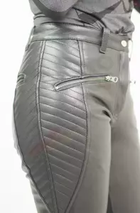 L&J Rypard Caro Calças de motociclista em pele para mulher, pretas XS-5