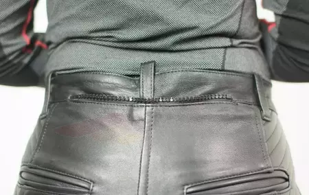 L&J Rypard Caro calças de motociclista em pele para mulher, preto L-6