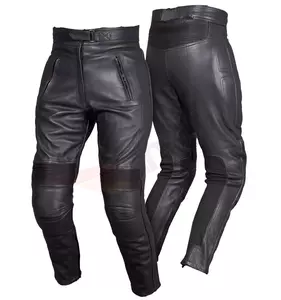 Spodnie motocyklowe skórzane damskie L&J Rypard Abigail Lady czarne M - SSD006/M