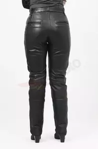 Pantaloni de motocicletă din piele perforată pentru femei L&J Rypard negru XS-4