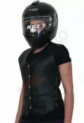  Kurtki motocyklowe: Skórzana kamizelka motocyklowa damska klasyczna Rypard