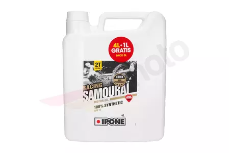 Olej silnikowy Ipone Samourai Racing 2T truskawka Syntetyczny 5 l - 800395
