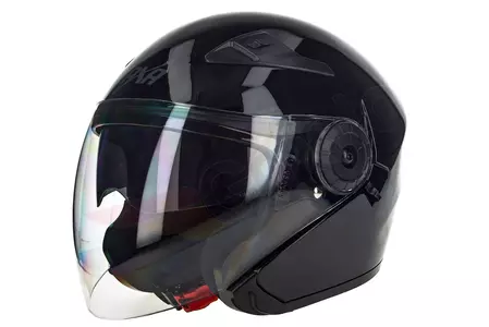 Casco moto Naxa S17 open face negro M-2