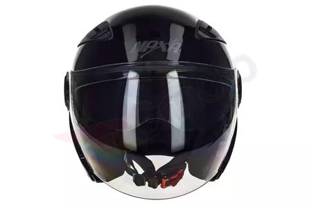 Casco moto Naxa S17 open face negro M-3