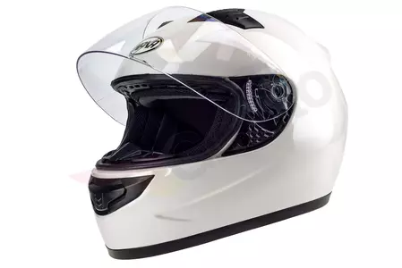 Motociklistička kaciga Naxa F22 koja pokriva cijelo lice, bijela L-1