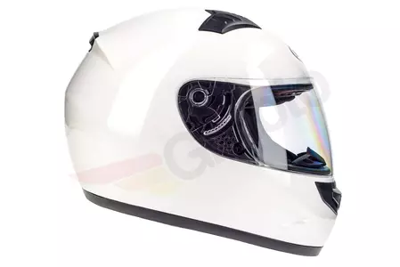 Motociklistička kaciga Naxa F22 koja pokriva cijelo lice, bijela L-3