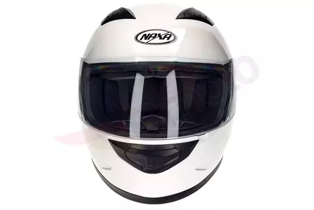 Motociklistička kaciga Naxa F22 koja pokriva cijelo lice, bijela L-5