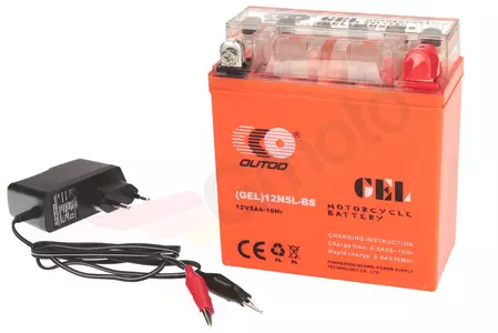 Outdo 12N5L-BS gel baterija + punjač Proizvod povučen iz ponude-1