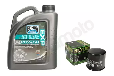 Bel-Ray EXP 4T 20W50 4l motorno ulje polusintetika + filter ulja-1