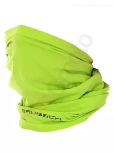 Brubeck Athletic žalias neoninis S/M termo motociklininko šalmas-2