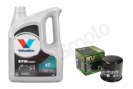 Valvoline Synpower 4T 10W40 4l Синтетично моторно масло + маслен филтър