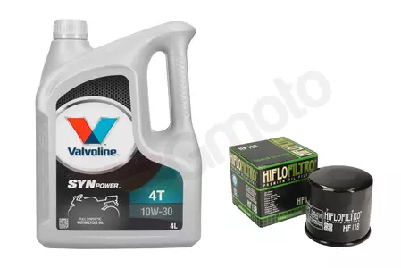 Valvoline Synpower 4T 10W30 4l Synthetisches Motoröl + Ölfilter-1