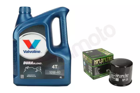 Valvoline Durablend 4T 10W40 motorolie 4l Semi-synthetisch + oliefilter