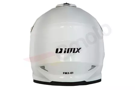 Casco moto enduro IMX FMX-01 blanco L-4