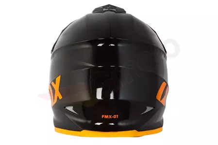 Kask motocyklowy enduro IMX FMX-01 Play czarno pomarańczowy M-4