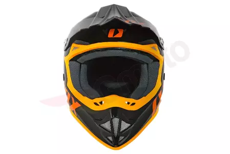 Kask motocyklowy enduro IMX FMX-01 Play czarno pomarańczowy M-6