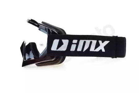 Motorradbrille IMX Mud schwarz transparentes Glas-3