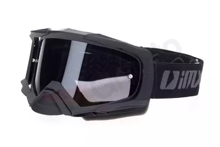 Motorbril IMX Dust matzwart getint + transparant glas-1