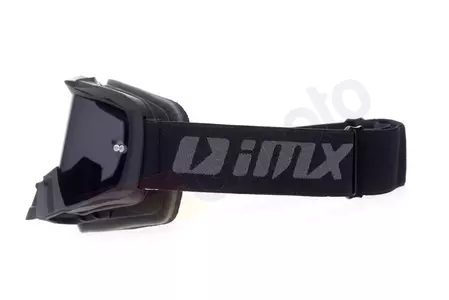 Motorcykelglasögon IMX Dust matt svart tonade + transparent glas-3