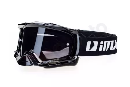 Gogle motocyklowe IMX Dust czarny szybka przyciemniana + przeźroczysta