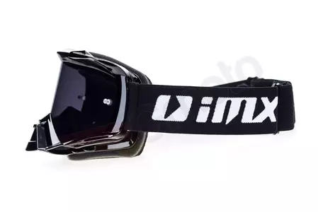 Gafas de moto IMX Dust negro tintado + cristal transparente-3