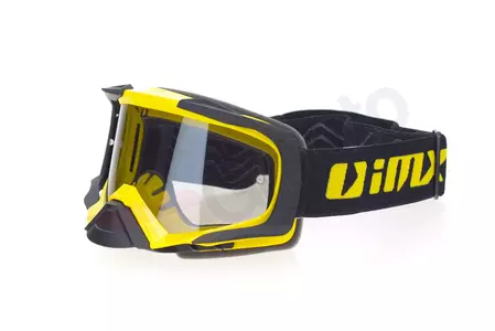Lunettes de moto IMX Dust jaune mat noir teinté + verre transparent - 3801821-069-OS