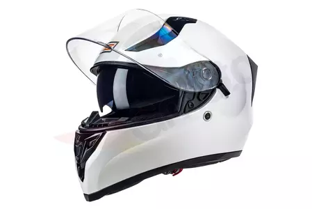 Capacete de motociclista integral Origine Strada Solid branco XS-1