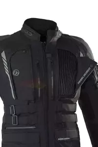 Rebelhorn Patrol giacca da moto in tessuto nero XS-8