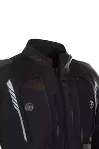 Rebelhorn Patrulla textil chaqueta de moto negro 3XL-3
