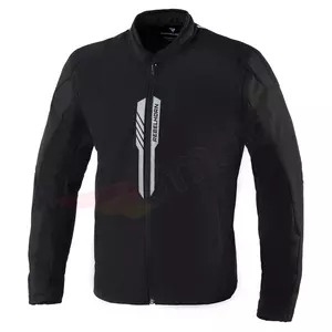 Casaco de motociclismo em tecido fluo cinzento-preto Rebelhorn Patrol XS-8