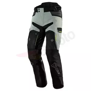 Pantaloni de motocicletă Rebelhorn Patrol gri-negru fluo L din material textil-1
