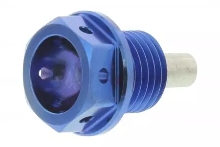 Magnetický šroub pro vypouštění oleje M14x1,50x12 titanová modrá TISUMP1412MAGB-1