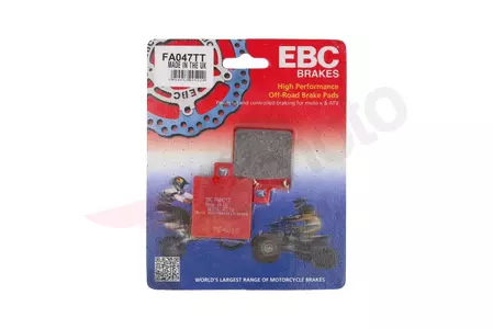 Plaquettes de frein EBC FA 047 TT (2 pièces) - FA047TT
