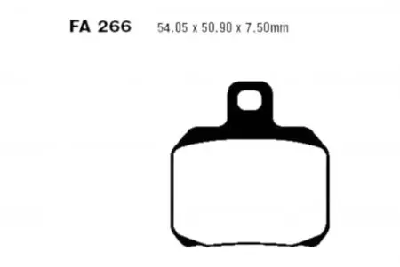 Klocki hamulcowe EBC FA 266 V (2 szt.) - FA266V