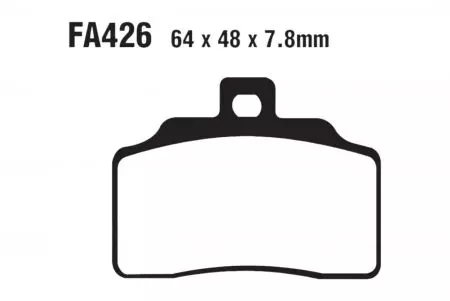 EBC FA 426 bremžu kluči (2 gab.) - FA426