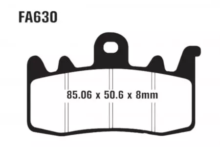 Bremsklötze Bremsbeläge EBC FA 630 V 1x Satz (2 Stück) - FA630V