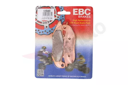 Plaquettes de frein EBC MXS 465 (2 pièces) - MXS465