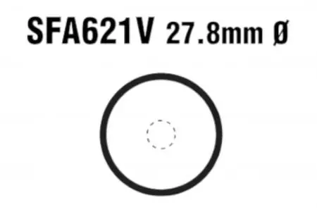 EBC SFA 621 V Motorolerio stabdžių trinkelės (2 vnt.) - SFA621V
