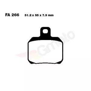 Brzdové destičky EBC SFAC 266 (2 ks)-2